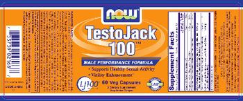 NOW TestoJack 100 - supplement