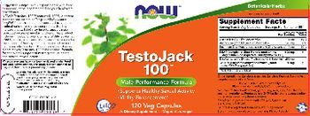 NOW TestoJack 100 - supplement