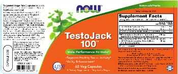 NOW TestoJack 100 - supplement