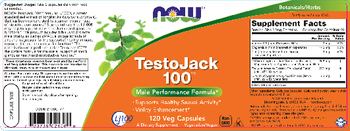 NOW TestoJack 100 - supplement