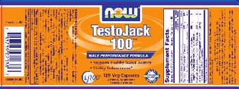 NOW TestoJack 100 - supplement