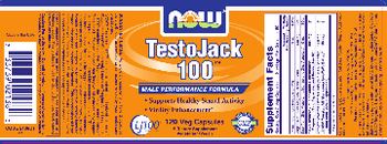 NOW TestoJack 100 - supplement