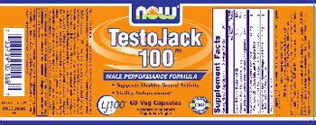 NOW TestoJack 100 - supplement