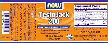 NOW TestoJack 200 - supplement