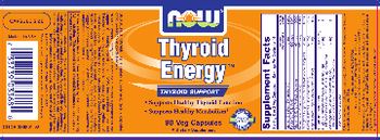 NOW Thyroid Energy - supplement