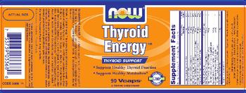 NOW Thyroid Energy - supplement