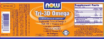 NOW Tri-3D Omega - supplement