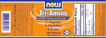 NOW Tri-Amino - supplement