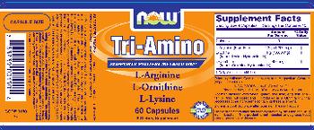 NOW Tri-Amino - supplement