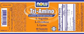 NOW Tri-Amino - supplement