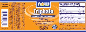 NOW Triphala 500 mg - supplement