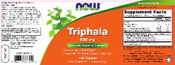 NOW Triphala 500 mg - supplement