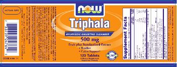 NOW Triphala 500 mg - supplement