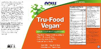 NOW Tru-Food Vegan Natural Berry Flavor - supplement