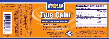 NOW True Calm - supplement