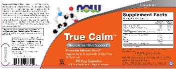 NOW True Calm - supplement