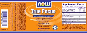 NOW True Focus - supplement