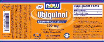 NOW Ubiquinol 100 mg - supplement