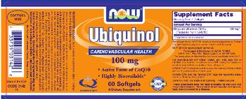 NOW Ubiquinol 100 mg - supplement