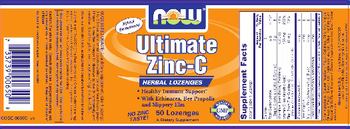 NOW Ultimate Zinc-C - supplement