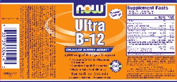 NOW Ultra B-12 - supplement