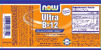 NOW Ultra B-12 - supplement