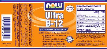 NOW Ultra B-12 - supplement