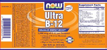 NOW Ultra B-12 - supplement