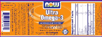 NOW Ultra Omega-3 - supplement