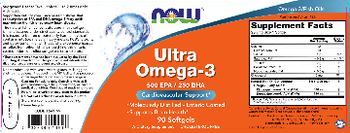 NOW Ultra Omega-3 - supplement