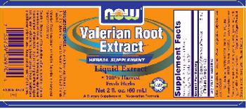 NOW Valerian Root Extract - supplement