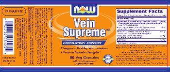 NOW Vein Supreme - supplement