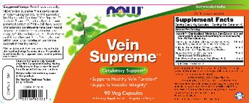 NOW Vein Supreme - supplement