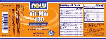 NOW Vit-Min 100 - supplement