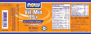 NOW Vit-Min 75+ - supplement