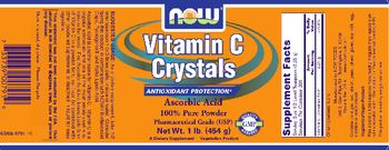 NOW Vitamin C Crystals - supplement