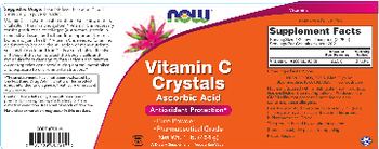 NOW Vitamin C Crystals - supplement