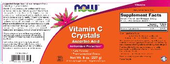 NOW Vitamin C Crystals - supplement