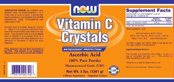 NOW Vitamin C Crystals - supplement