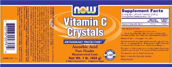 NOW Vitamin C Crystals - supplement