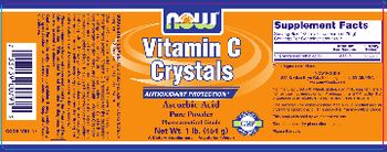 NOW Vitamin C Crystals - supplement