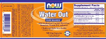 NOW Water Out - supplement