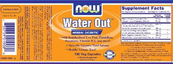 NOW Water Out - supplement