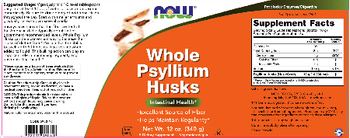 NOW Whole Psyllium Husks - supplement