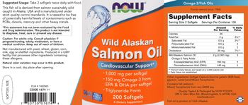 NOW Wild Alaskan Salmon Oil - supplement