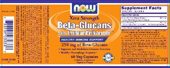 Bêta-glucanes NOW Foods Avec ImmunEnhancer – 60 Capsules (complément Immunité)