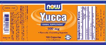 NOW Yucca 500 mg - supplement