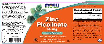 NOW Zinc Picolinate 50 mg - supplement