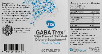 NS GABA Trex Grape Flavored Chewables - supplement