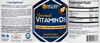 NS Natural Stacks Coconut Vitamin D3 5,000 IU - supplement